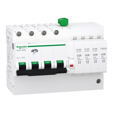 SCHNEIDER ELECTRIC A9L16300 Limitador de sobretension Acti9 iQuick PRD 8R (3P+N, In=2kA,
