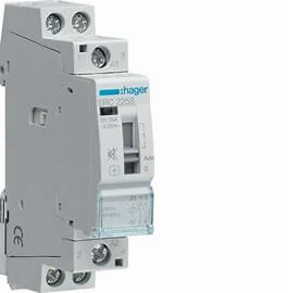 HAGER ERC225S CONTACTOR SILENCIOSO MANUAL,25A,2NA,230V