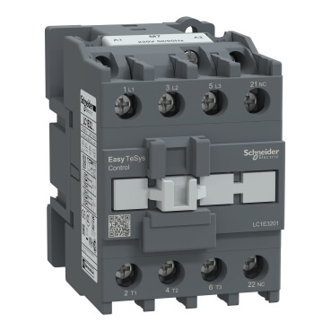 SCHNEIDER ELECTRIC LC1E3201M7 Contactor Magnético EasyPack TVS 3P, Cat AC3, In=32A, 220/2