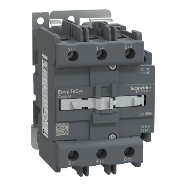SCHNEIDER ELECTRIC LC1E95M7 Contactor Magnético EasyPack TVS 3P, Cat AC3, In=95A, 220/2