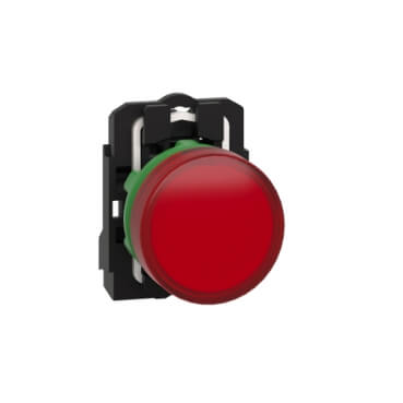 SCHNEIDER ELECTRIC XB5AVB4 Piloto luminoso rojo LED 24 V AC (gama HARMONY XB5) u x cja:
