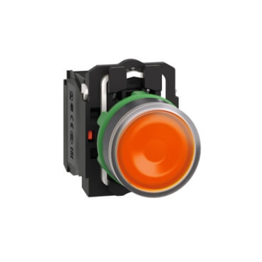 SCHNEIDER ELECTRIC XB5AW35B5 Pulsador plastico Luminoso por impulso LED integrado, (GAMA H